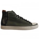 Diesel Mens D-Zippy Green Casual Lace Up High Top Sneakers Shoes 9.5