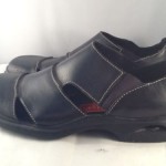 COLE HAAN – NIKE AIR Mens Black Leather Casual Shoes Size 8 M Medium