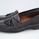 Men’s COLE HAAN oxford slip on leather shoes black 11.5 M