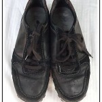 COLE HAAN with Nike Air Sole Black Leather Lace Up Casual Shoes ~ 10.5