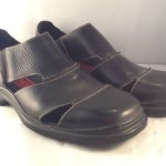 COLE HAAN – NIKE AIR Mens Black Leather Casual Shoes Size 8 M Medium