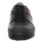 Hugo Boss Men Shoes Dark Grey Red Simbad 4 Authentic Brand New in Box