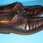 COLE HAAN  BROWN LEATHER CASUAL SHOES ,LOAFERS SIZE 9.5 M