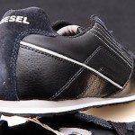 NIB Diesel Men’s Black Leather Fashion Casual Athletic Fashion Shoes Size 8