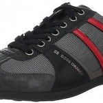 Hugo Boss Men’s Fashion Shoes Simbad IV Charcoal Sneakers