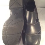 COLE HAAN – NIKE AIR Mens Black Leather Casual Shoes Size 8 M Medium