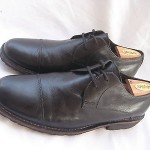 COLE HAAN BLACK LEATHER  CAP TOE OXFORDS  MENS SIZE 12 MEDIUM