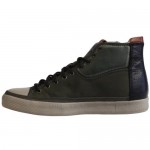 Diesel Mens D-Zippy Green Casual Lace Up High Top Sneakers Shoes 9.5