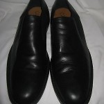 COLE HAAN Men’s Black slip on leather loafers 16 M