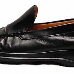 Cole Haan Men Sz 8.5 M Nike Air Dempsey Venetian Black Calfskin LOAFERS shoes