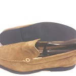 Cole Haan  Mens Suede Leather  Loafers 10M  Beige Mens Shoes
