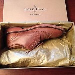Cole Haan Air Franklin Wing 2 mens size 9m Bark Suede