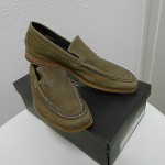 Cole Haan Air Joseph Venetian slip on loafers brown oil leather 10M new $198