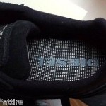 DIESEL men size 11 black leather sneakers EXCURSE model