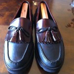 “VINTAGE” BEAUTIFUL TWO~TONE “COLE HAAN COUNTRY “TASSEL FRINGE LOAFER SZ12(D)WOW