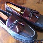 “VINTAGE” BEAUTIFUL TWO~TONE “COLE HAAN COUNTRY “TASSEL FRINGE LOAFER SZ12(D)WOW
