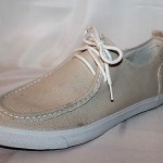 COLE HAAN Nike Air Beige Canvas Lace Up Mens Casual Shoe Oxford Sz 13 M Nice!