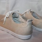 COLE HAAN Nike Air Beige Canvas Lace Up Mens Casual Shoe Oxford Sz 13 M Nice!