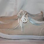 COLE HAAN Nike Air Beige Canvas Lace Up Mens Casual Shoe Oxford Sz 13 M Nice!