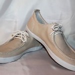 COLE HAAN Nike Air Beige Canvas Lace Up Mens Casual Shoe Oxford Sz 13 M Nice!