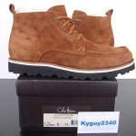 NEW!  $198 COLE HAAN AIR HUNTER CHUKKA MENS BOOTS BURNT SUGAR BROWN NIB (SIZE 8)