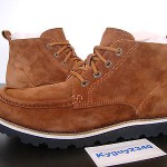 NEW!  $198 COLE HAAN AIR HUNTER CHUKKA MENS BOOTS BURNT SUGAR BROWN NIB (SIZE 8)