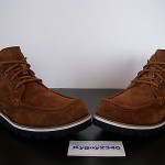 NEW!  $198 COLE HAAN AIR HUNTER CHUKKA MENS BOOTS BURNT SUGAR BROWN NIB (SIZE 8)