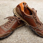 COLE HAAN Mens Athletic Inspired Brown Leather Lace Up Shoes w/ NIKE AIR size 10