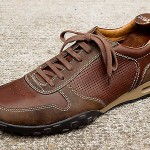 COLE HAAN Mens Athletic Inspired Brown Leather Lace Up Shoes w/ NIKE AIR size 10