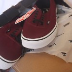 NEW WITH TAG Vans Shoes: Maroon