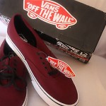 NEW WITH TAG Vans Shoes: Maroon