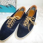VANS Mens ERA 59 Navy Blue Suede Skateboarding Sneakers Deck shoes SZ 9.5