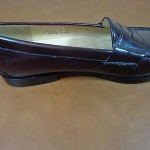 COLE HAAN CORDOVAN MEN SHOES SZ 10 D LEATHER PINCH LOAFERS BROWN