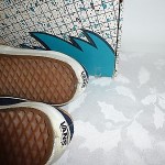 VANS Mens ERA 59 Navy Blue Suede Skateboarding Sneakers Deck shoes SZ 9.5