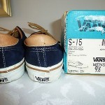 VANS Mens ERA 59 Navy Blue Suede Skateboarding Sneakers Deck shoes SZ 9.5