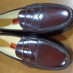 COLE HAAN CORDOVAN MEN SHOES SZ 10 D LEATHER PINCH LOAFERS BROWN