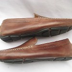 MEN’S COLE HAAN BROWN LEATHER DRIVING MOCASSIN SIZE 13 MEDIUM