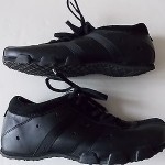 DIESEL WISH US 8 BLACK LEATHER CASUAL SHOES/SNEAKERS
