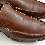 COLE HAAN NIKE AIR Brown Leather with Tan Top Stitching Loafers Shoes 12 M
