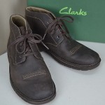 New! Clarks Senner Drive Men’s Brown Leather Ankle Walking Shoes 12 M