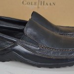 New! Cole Haan Tucker Venetian Men’s Black Leather Slip On Walking Shoes 10.5 M