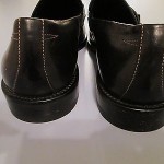 New Men’s Boss Hugo Boss Metal Logo Black Shoes/Made In Italy