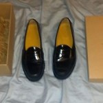 Cole Haan Men’s 9 D Black Leather Pinch Penny Loafers Shoes 03503