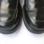 COLE HAAN BLACK LEATHER APRON TOE OXFORDS  MENS SIZE 10.5 D
