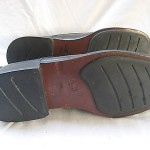 COLE HAAN BLACK LEATHER APRON TOE OXFORDS  MENS SIZE 10.5 D