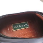 COLE HAAN BLACK LEATHER APRON TOE OXFORDS  MENS SIZE 10.5 D