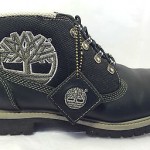 TIMBERLAND Mens Hiking Boots Black Leather Shoes Ankle High Boots Mens Size 10 M