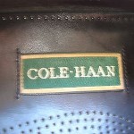 MEN’S CLASSIC BLACK WITH TAN COLE HAAN SHOES ,,,SIZE 10.5 M