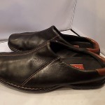 Cole Haan Mens  Black & Brown Leather Clogs Mules Slip On Loafers Shoes Sz 12 M