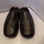 Cole Haan Mens  Black & Brown Leather Clogs Mules Slip On Loafers Shoes Sz 12 M